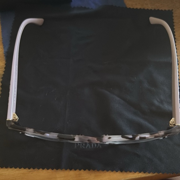 Light pink and brown Prada eyeglasses. Used but in perfect condition. - Picture 3 of 8